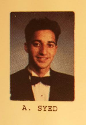 Adnan Syed in a 1999 yearbook photo - Serial Podcast